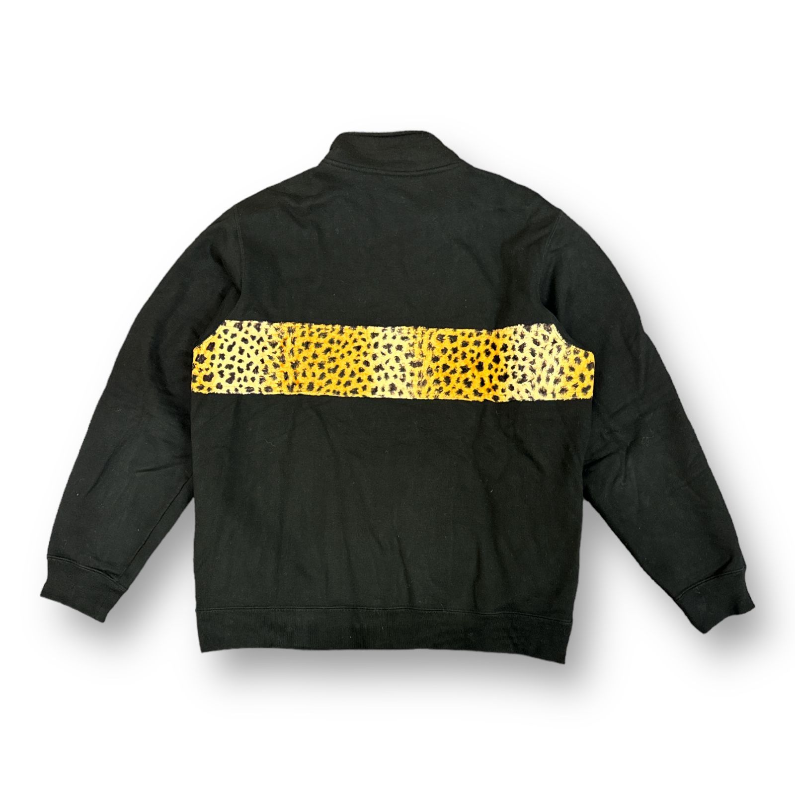 Supreme 18aw レオパード 国内正規 Supreme 18AW Leopard Panel Half Zip Sweatshirt レオパード