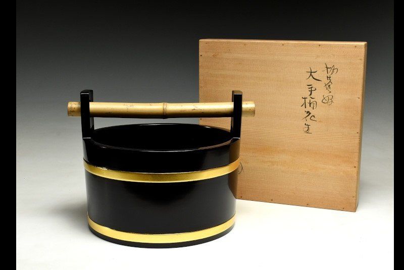 【茶道具】初瀬川柳菴造　鶴亀盆　淡々斎花押（共箱） 茶道具】初瀬川柳菴造 鶴亀盆 淡々斎花押（共箱）