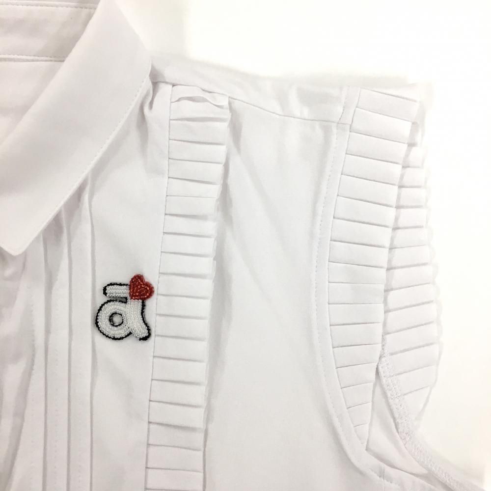archivio - coco 中古 アルチビオ archivio レディース ノースリーブ 36(S) 白 ホワイト ポロシャツ archivio - 【美品】アルチビオ ハイネックセーター 白×蛍光