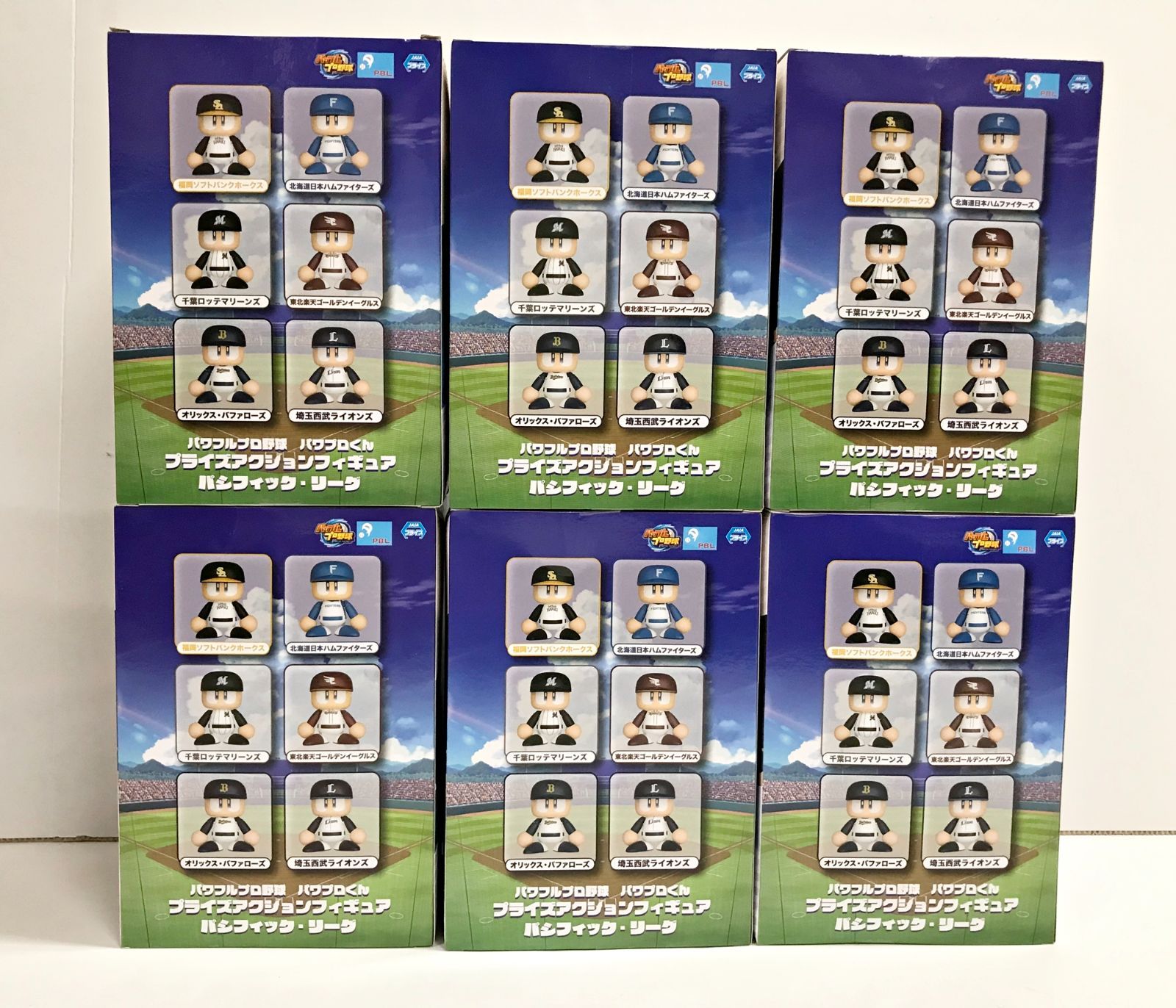 パワプロくん フィギュア ソフトバンク 日本ハム オリックス 楽天 西武