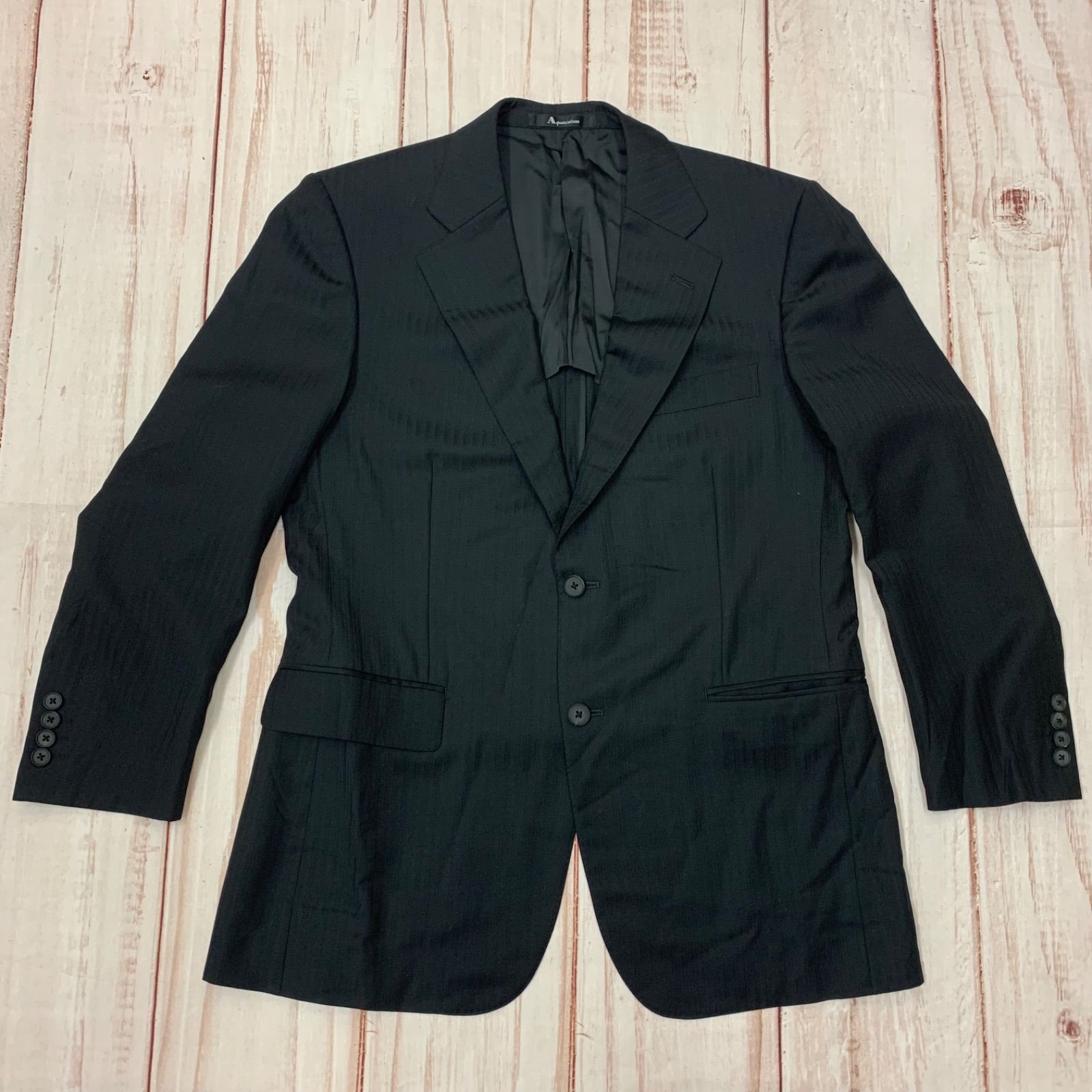 アクアスキュータム　紳士ジャケットA5[美品] Aquascutum アクアスキュータム/サイズ:92A5(S)/ブラックカラー