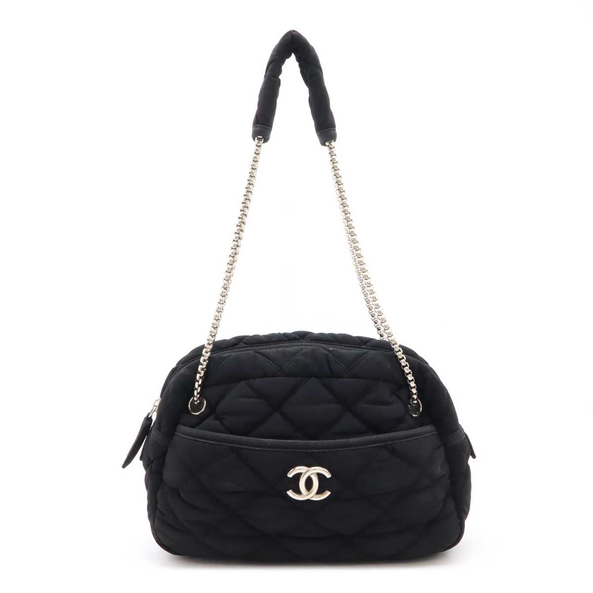CHANEL シャネル バブルキルト チェーンショルダー ショルダーバッグ  