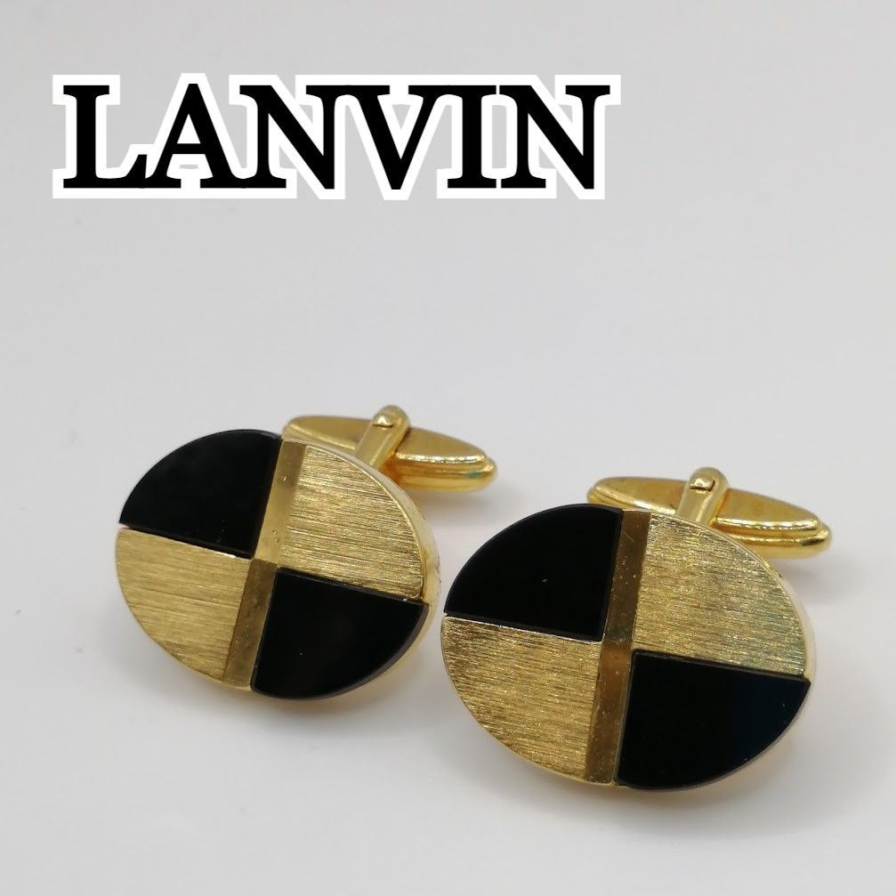 カーキ×インディゴ ランバン カフリンクス Lanvin - 通販 - www.bijoux