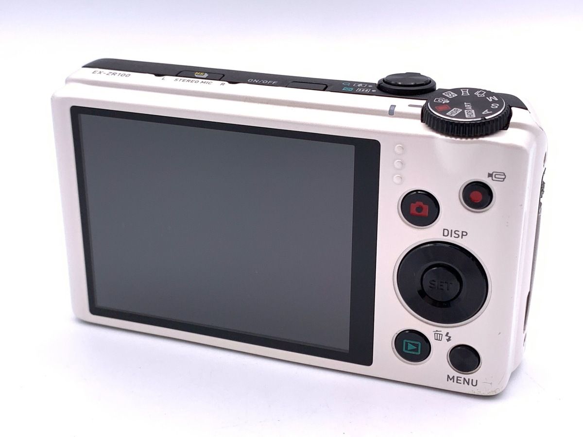 中古】 【難あり品】 カシオ EXILIM EX-ZR100 ホワイト - メルカリ