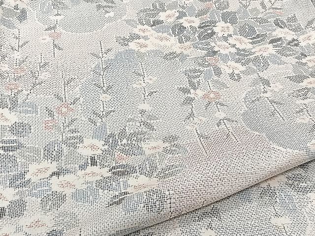 平和屋着物□上質な紬 霞文 正絹 逸品 CAAS2695xi 平和屋着物▽