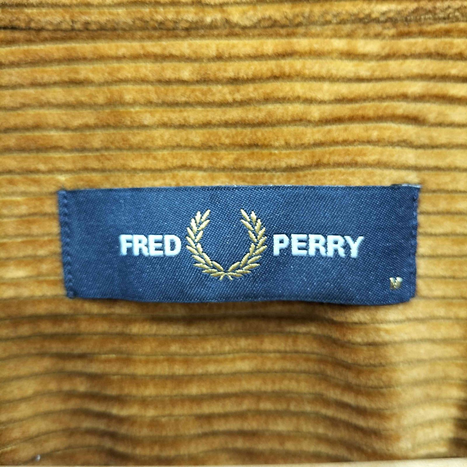 FRED PERRY コーデュロイジャケット フレッドペリー FRED PERRY ワンポイント刺繍 コーデュロイ