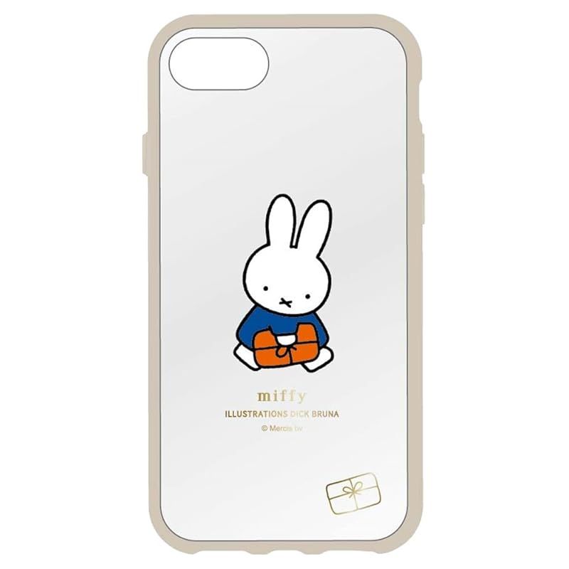 新品　【カラー：プレゼント】iPhoneSE 第3世代 第2世代 iPhone8 iPhone7 ミッフィー イーフィット ハイブリッド クリア ケース カバー ソフトケース ハードケース キャラクター miffy うさこちゃん 