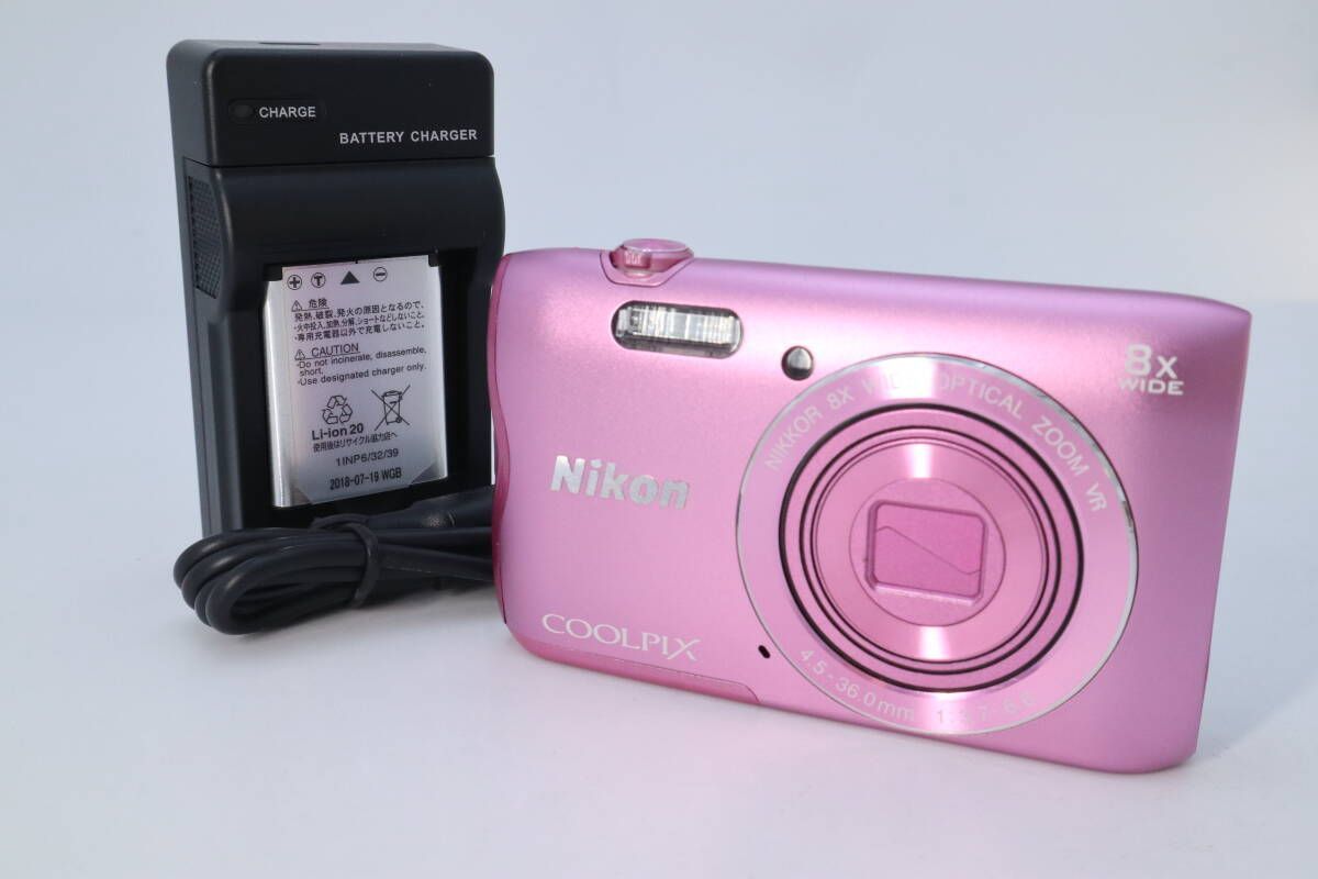 ジャンク品】Nikon COOLPIX A300 ピンク Nikon COOLPIX A300 ピンク