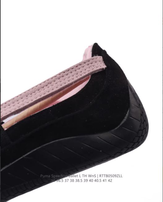 PUMA バレエシューズ 黒/ピンク PUMA SPEEDCAT BALLET BLACK PINK プーマ スピードキャット