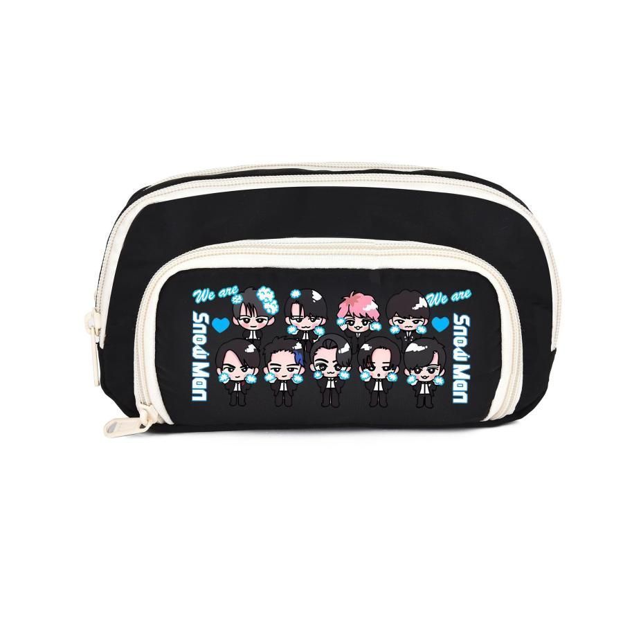 豊富な，お買い得 ️ペンケース スノーマン グッズ ポーチ 筆箱 収納