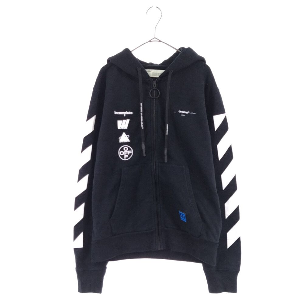 OFF-WHITE (オフホワイト) MARIANA SLIM ZIPPED HOODIE マリアナスリム 