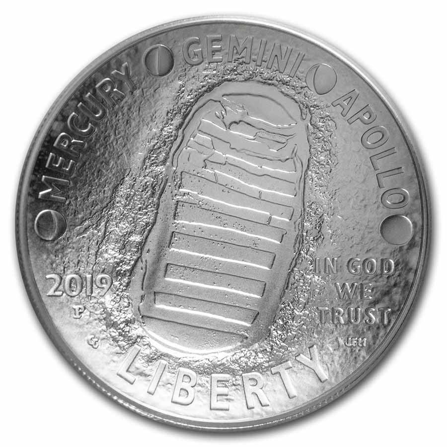 2019-P Apollo 11 50th Anniversary $1 Silver MS-70 PCGS (FDI