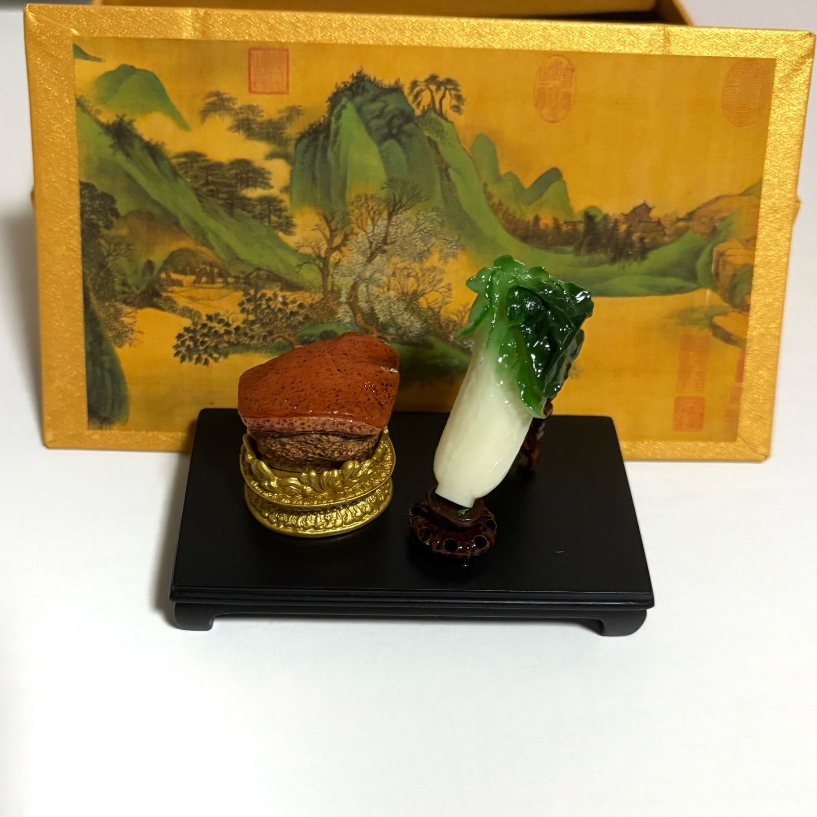 國立故宮博物館 ミニチュア 白菜 角煮 お土産 置物 フィギュア - メルカリ
