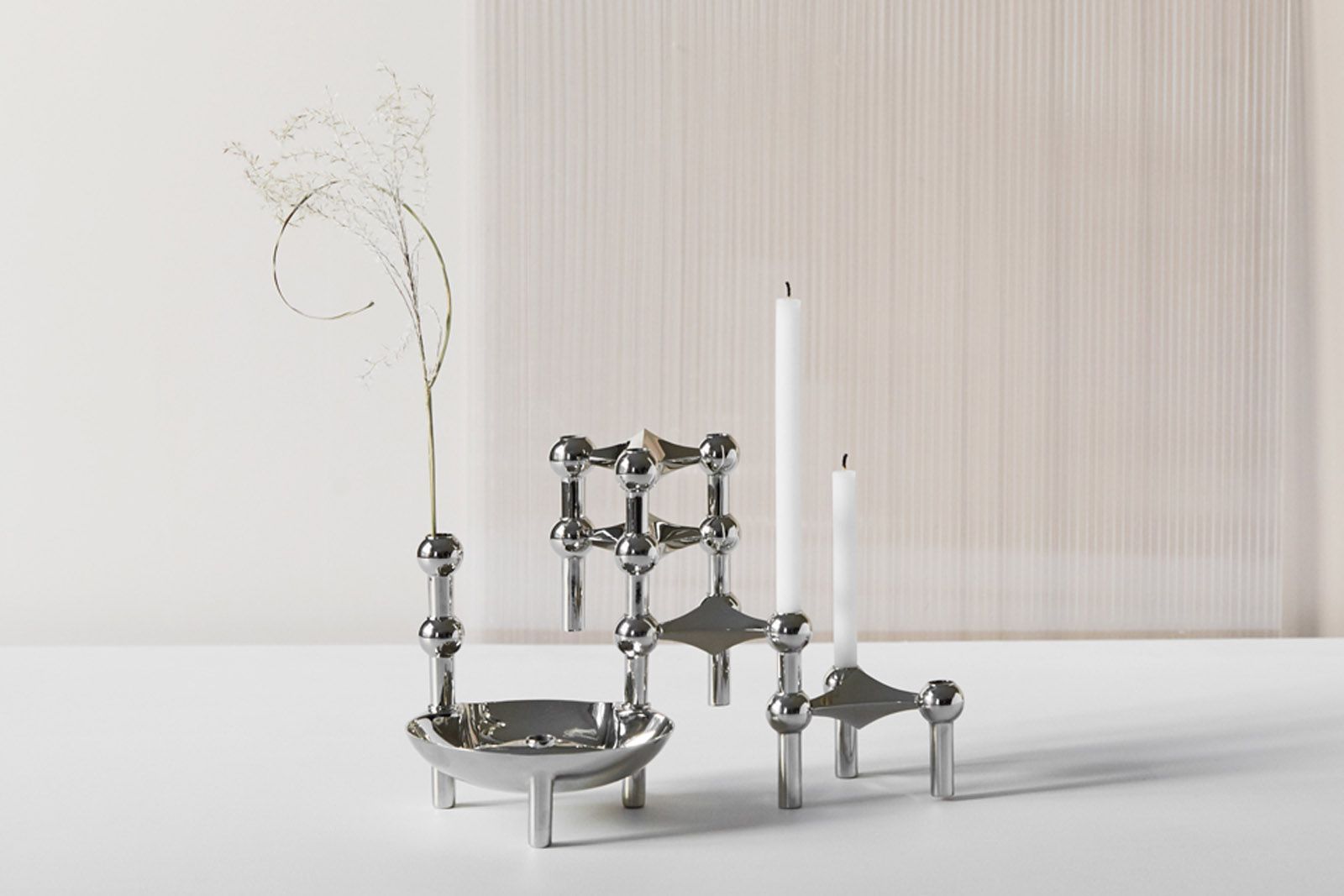Stoff Nagel ストッフ ナゲル キャンドルホルダー クローム 正規