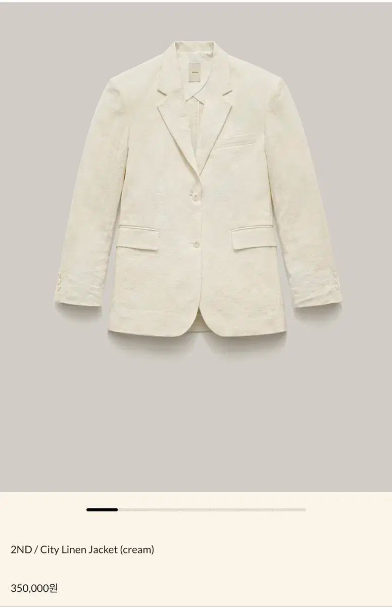 ショップM city linen jacket