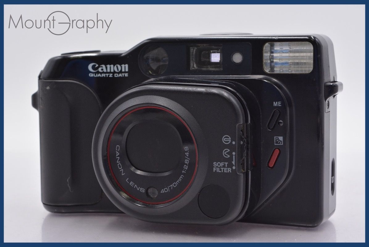 キヤノン Canon Autoboy TELE QUARTZ DATE 40|70mm F2.8|4.9 同梱可 R238