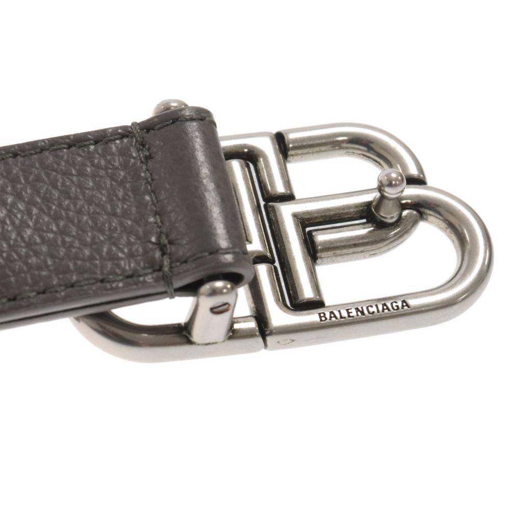 BALENCIAGA (バレンシアガ) BB Logo Leather Belt BB ロゴ