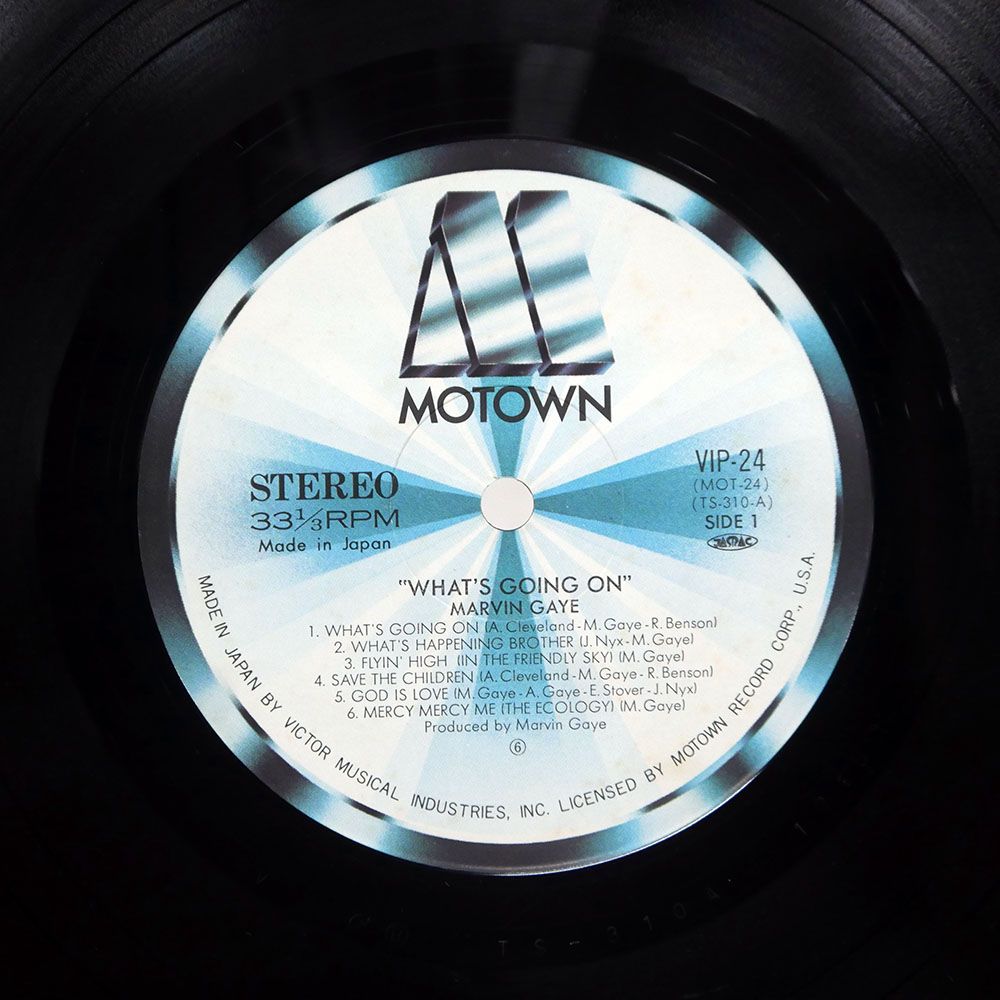 国内盤 MARVIN GAYE/WHAT'S GOING ON/MOTOWN VIP24 LP - メルカリ