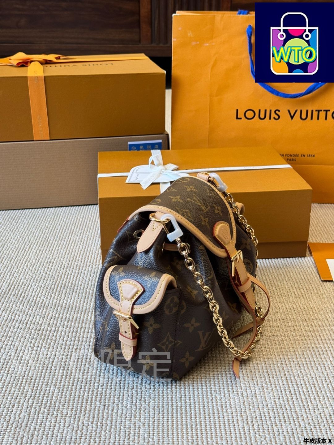 Louis Vuitton ヴェルニ ハンドバッグ ゴールド ウィルシャーPM 今日特価】LV CarryAll BB Chain Strap Bag ルイ・ヴィトン