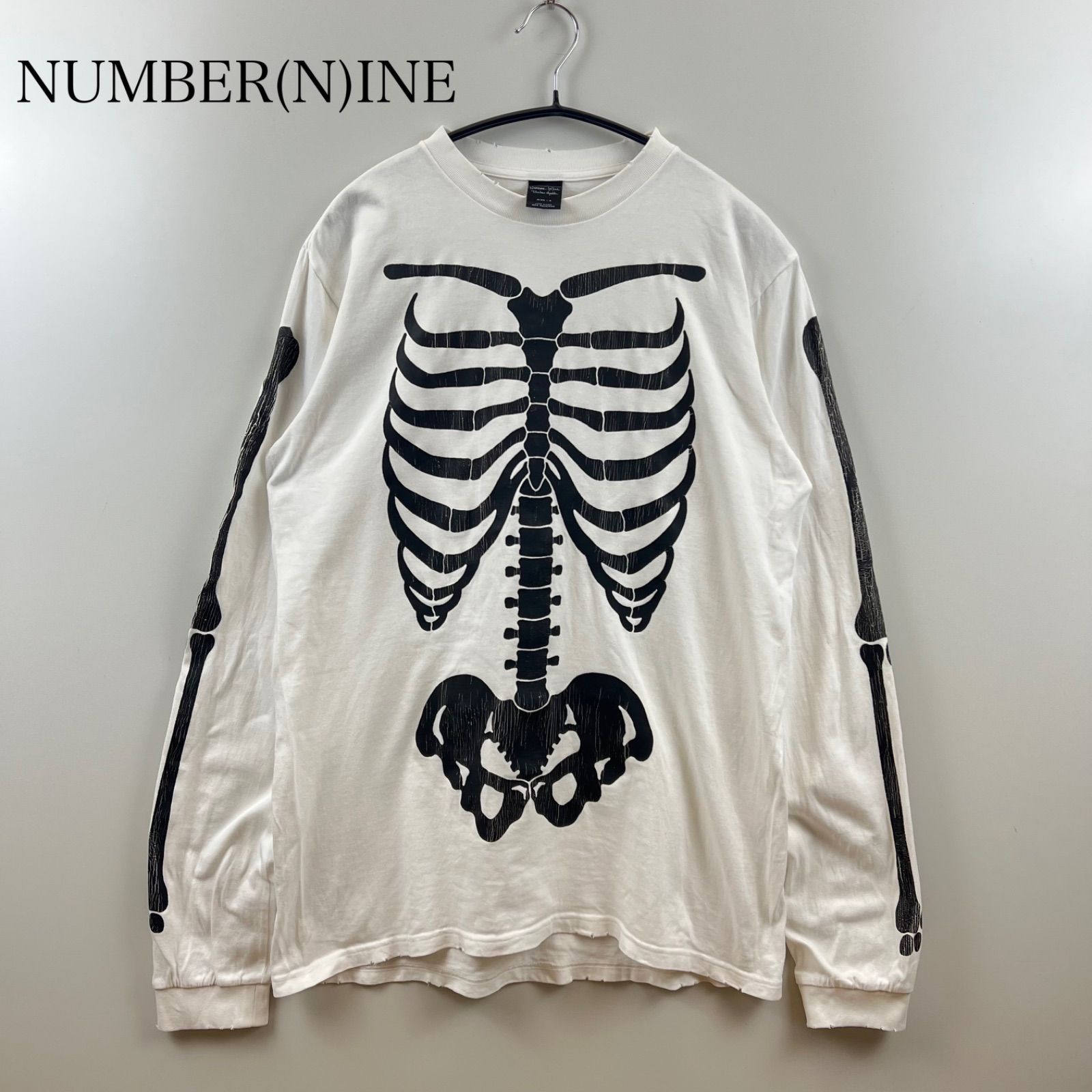 NUMBER(N)INE archive 04ss DREAM skull bone L/S Tee 3
