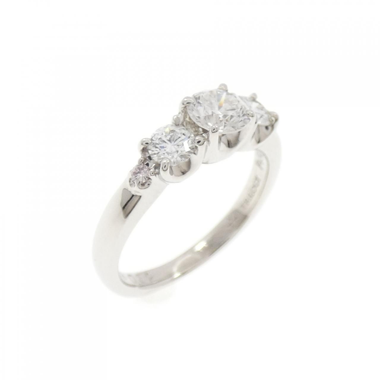 トリロジー ダイヤモンド ピンキー リング 0.505CT