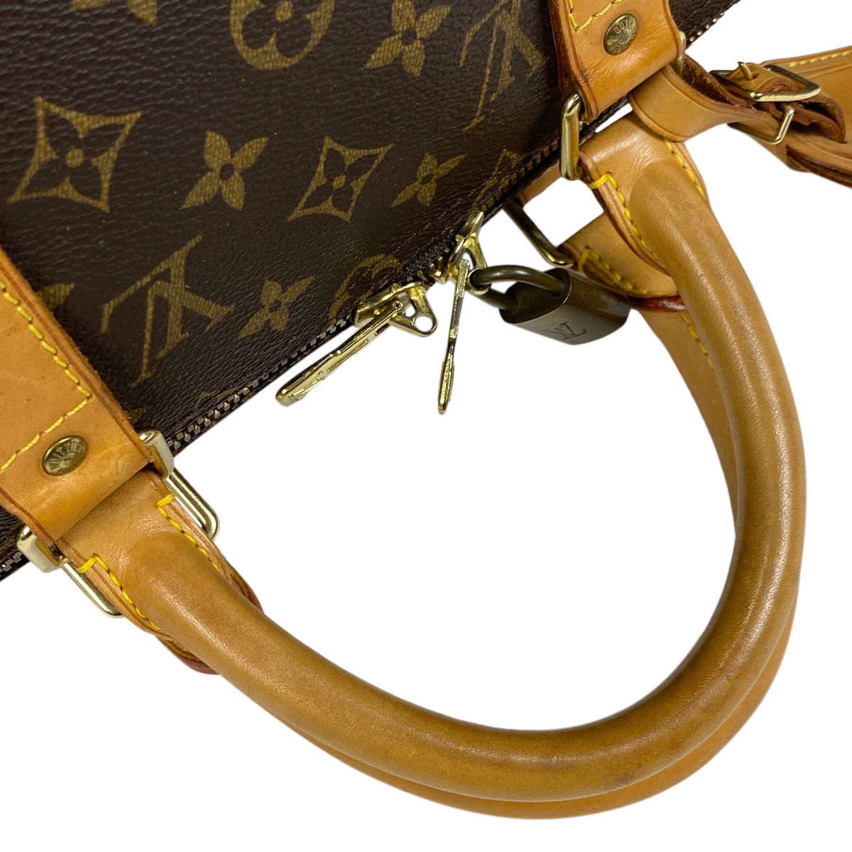 ルイ・ヴィトン Louis Vuitton キーポル 50 ハンドバッグ 旅行 出張 ビジネス ボストンバッグ モノグラム ブラウン M41426 レディース 【中古】