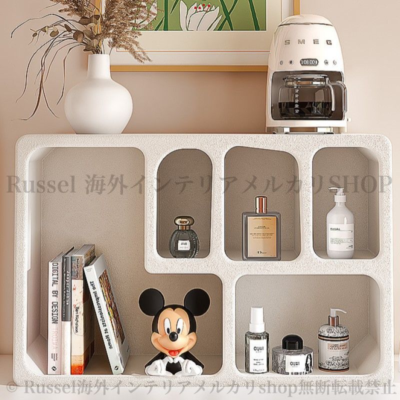 ウォールラック 韓国雑貨風 小物収納 おしゃれ かわいい 雑貨収納 インテリア キャビネット リビング 収納ラック ベッドルーム キッチン ホワイト MARWIL-DEMENAGEMENTS_CH