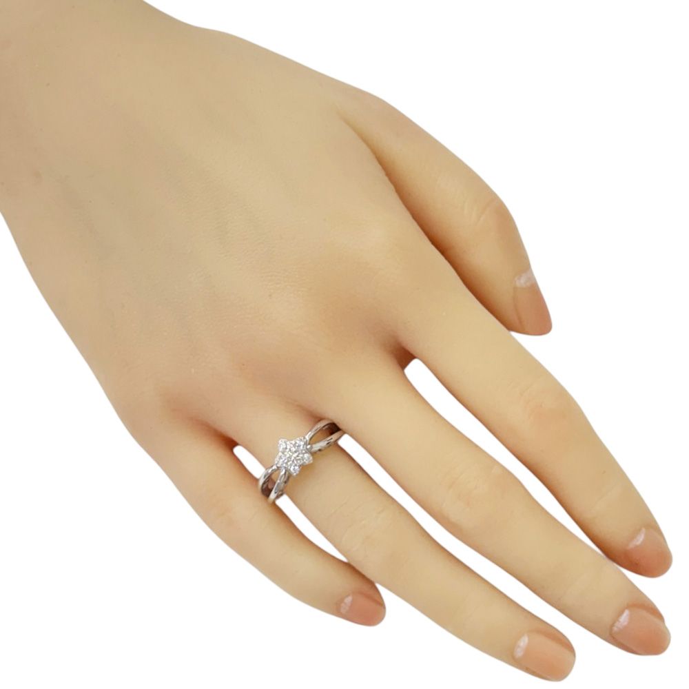 ポンテヴェッキオ　ピンキーリング　５号 ポンテヴェッキオ ピンキーリング 5号 K18YGダイヤモンドピンキー