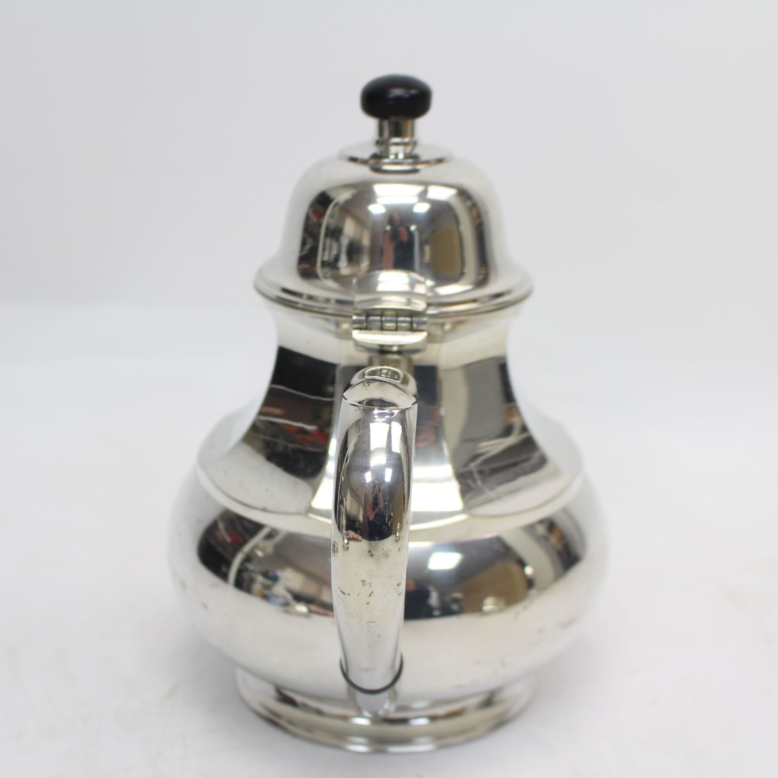 ☆値下！【英国銀製シルバーティーセット】『ポット、 クリーマ、 シュガー入』3点 英国アンティーク銀器【純銀】1904年 ティーセット Walker&Hall