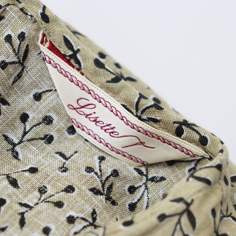 【美品　バッグ付】リゼッタ　スリーズ　さくらんぼ柄のワンピースとバッグのセット 美品 バッグ付】リゼッタ スリーズ さくらんぼ柄のワンピースとバッグ