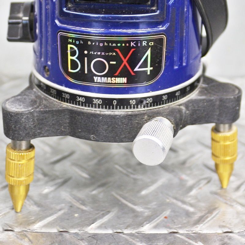 山真 レーザー墨出し器 Bio-X4 バイオ・エックス YAMASHIN 工具 中古