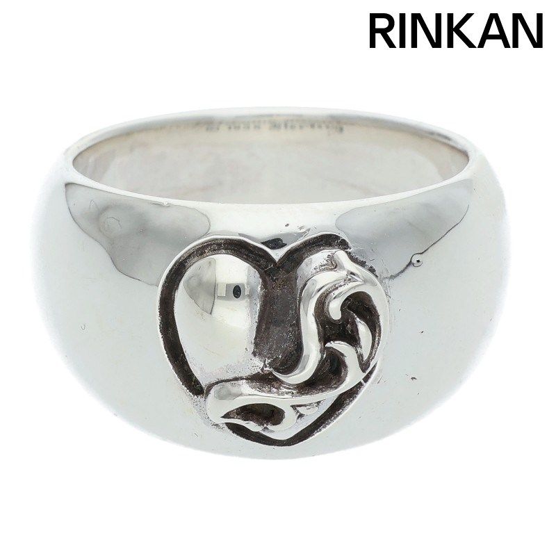 クロムハーツ HEART IN BAND|ハートインバンド シルバーリング メンズ 19号