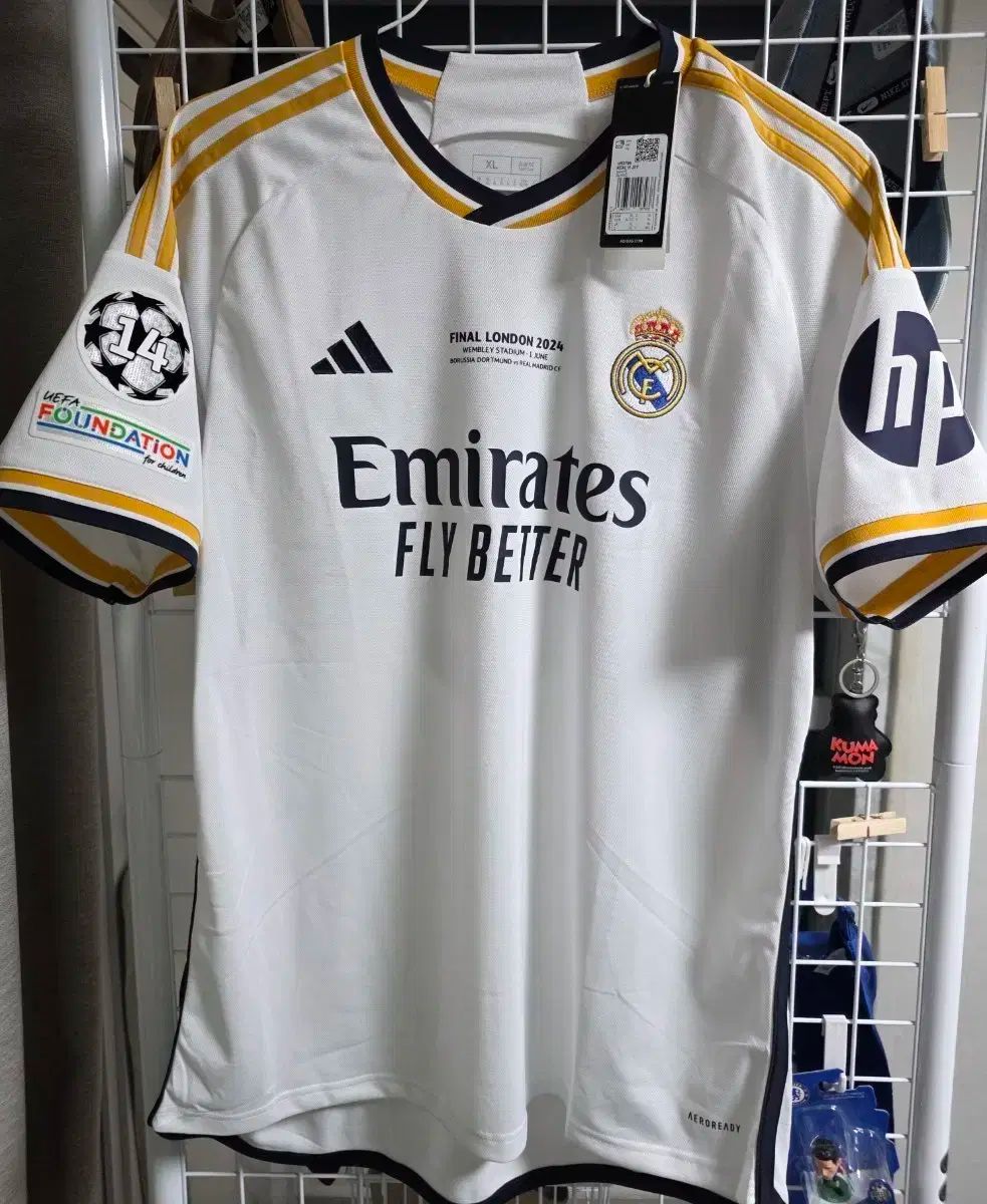 タグ付き正規品】レアルマドリード2023⁄24クロース ホーム CL決勝 タグ