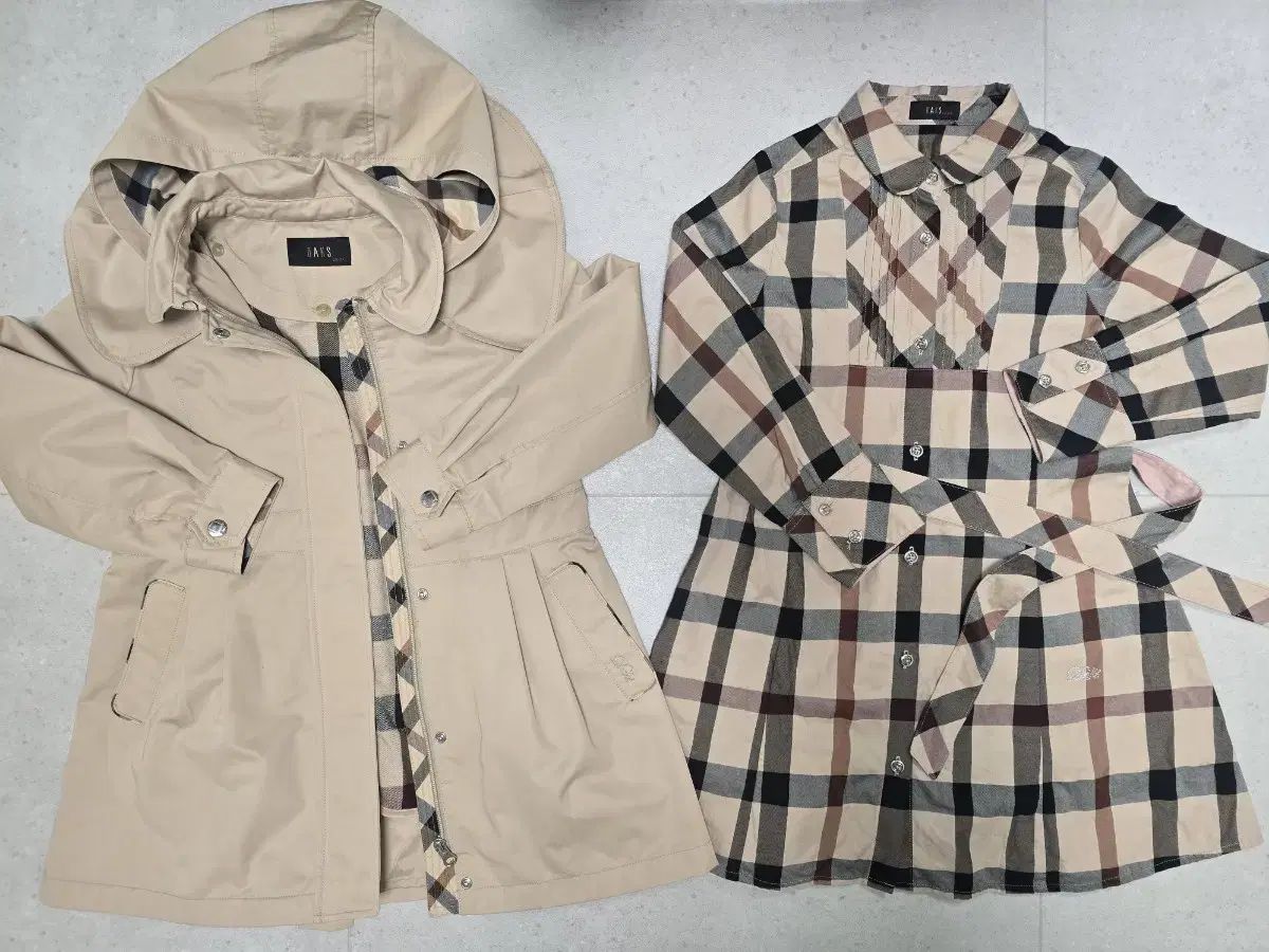 DAKS Little ダックスキッズ ケープジャンパー ＋ ワンピース 130 9y