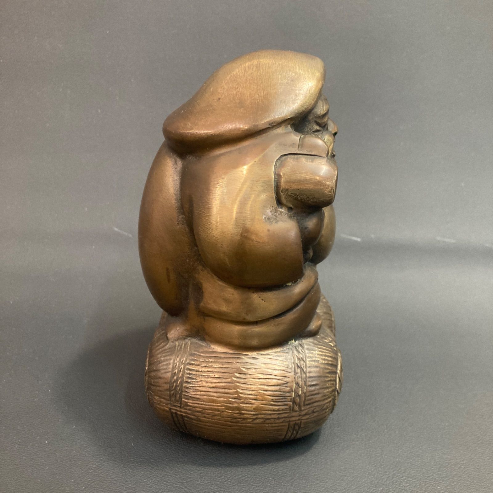 一部予約販売中】 七福神 大黒様 大黒天 木彫り 縁起物 骨董