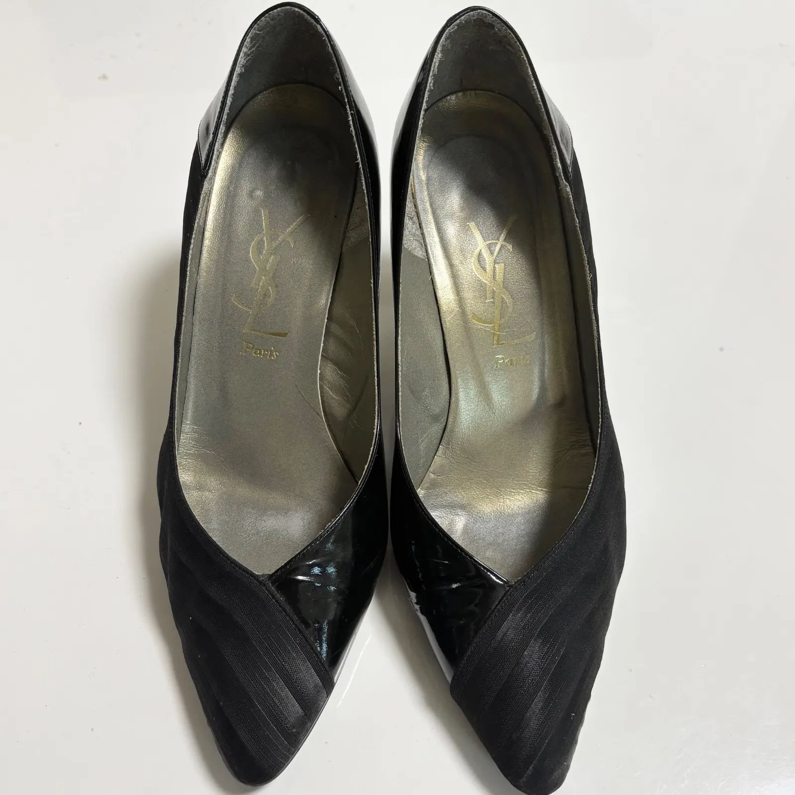 送料無料】Yves Saint Laurent/イヴサンローラン/YSL/パンプス