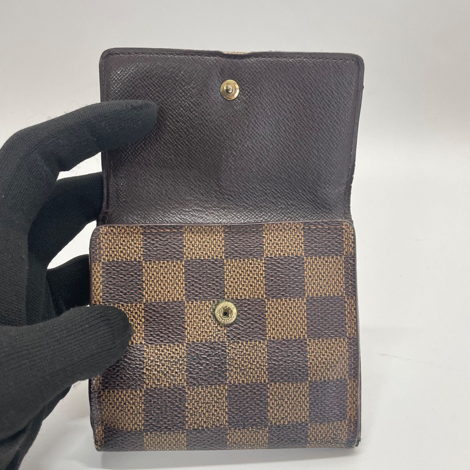 LOUIS VUITTON ダミエ 三つ折り財布 2177 LOUIS VUITTON ルイヴィトン ダミエ 三つ折り財布 エリーズ