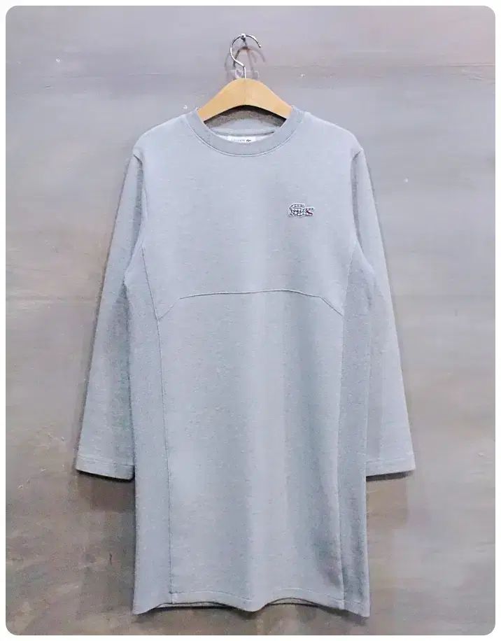 90 LACOSTE ラコステ 21FW リラックスフィット スウェットシャツ ワンピース