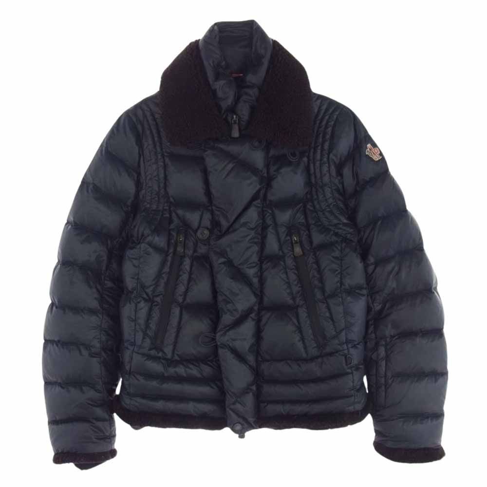MONCLER モンクレール ダウンジャケット GRENOBLE MAWENZI グルノーブル フリース切替 ダウンジャケット ネイビー系 1【中古】