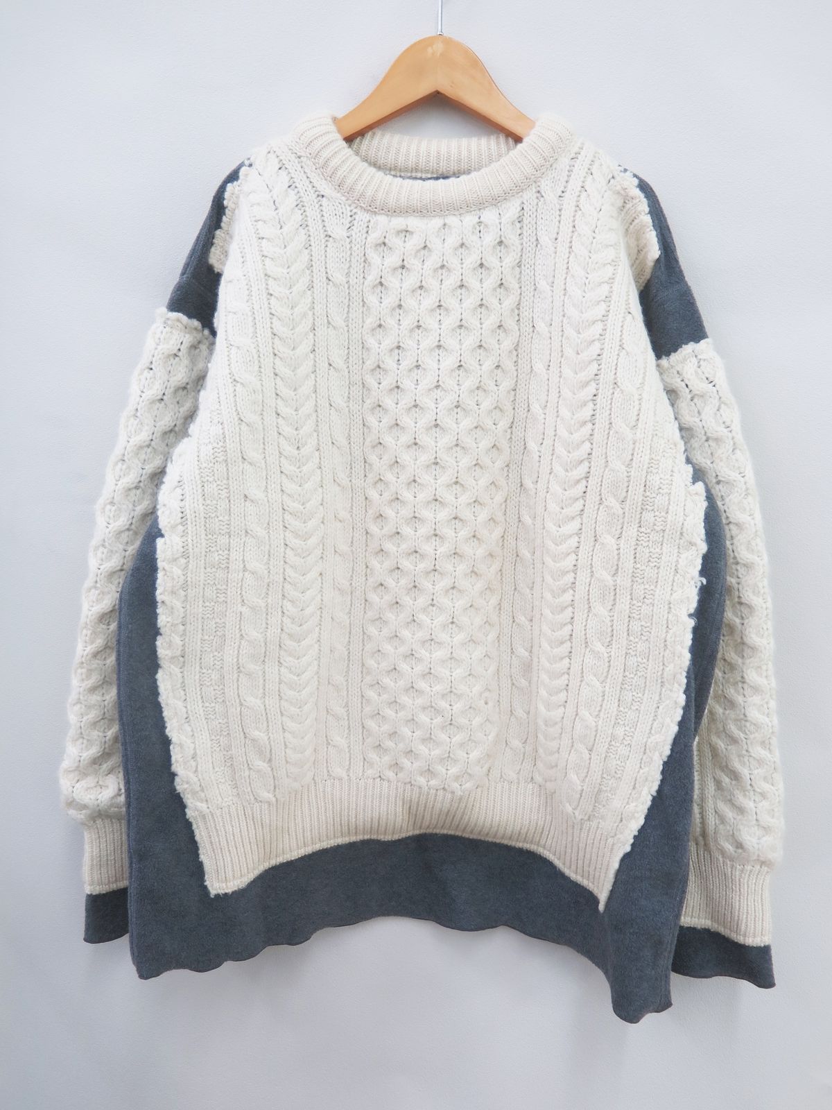 Rebuild by Needles フィッシャーマンニット Rebuild by Needles