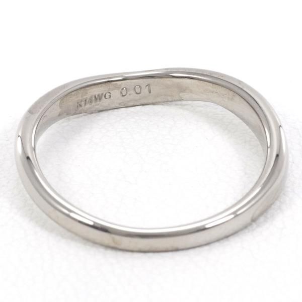 K14WG リング 指輪 6号 ダイヤ 0.01 総重量約1.8g - メルカリ