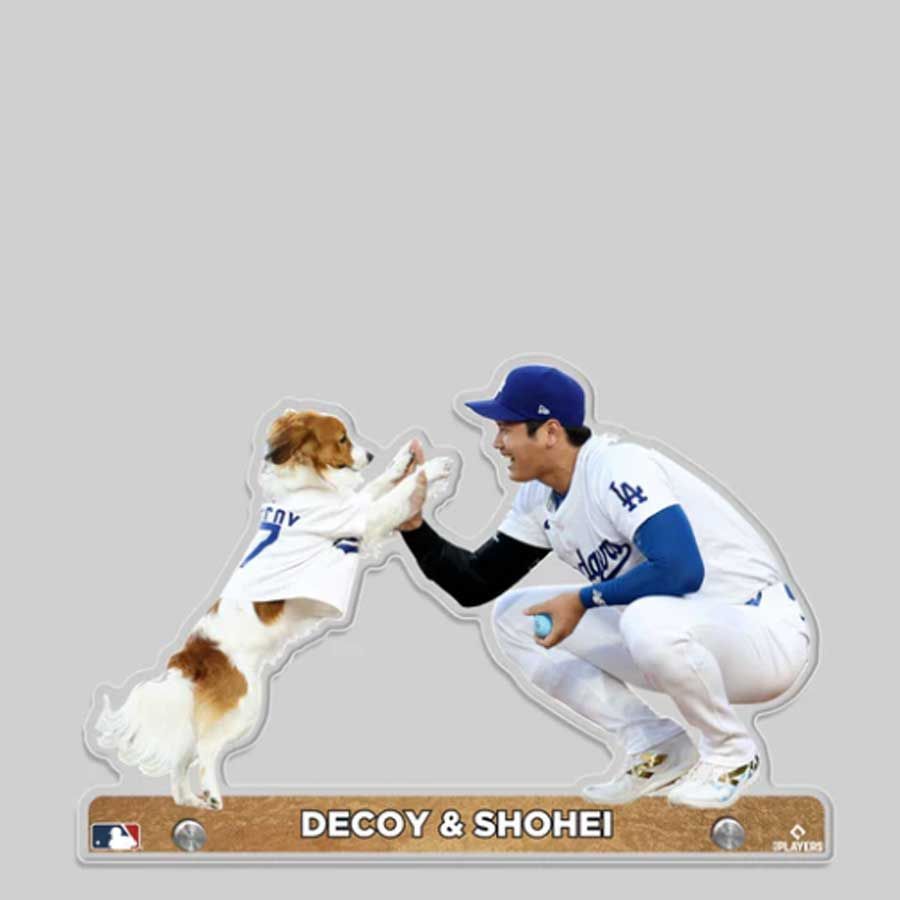 MLBロサンゼルス・ドジャース 大谷翔平とデコピン・スタンディー Amazon.co.jp: 大谷翔平 & デコピン プレイヤースタンド