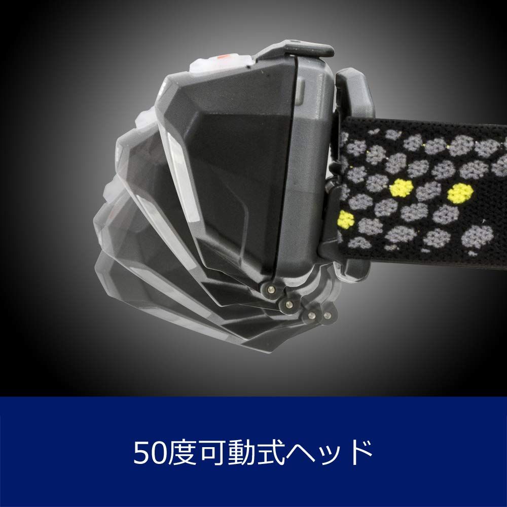 GENTOS(ジェントス) LED ヘッドライト 単4電池式 強力 400ルーメン 白/赤 2色 コンブレーカー CB-443D COBライト  [400ルーメン/3時間/単4形電池3本/2色(白u0026赤) CB-443D] - メルカリ