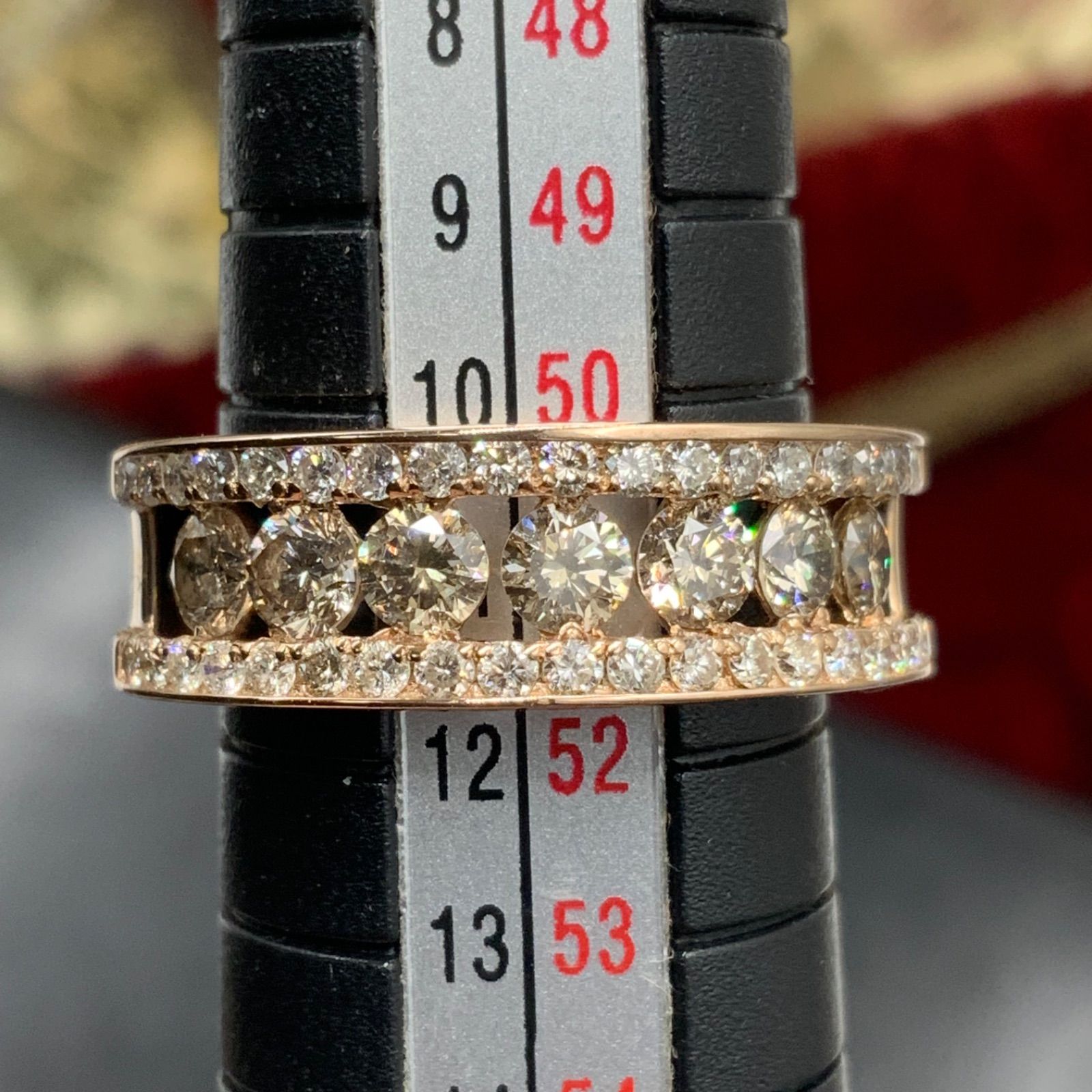 K18 ピンクゴールド ダイヤ リング 1.4ct 5g - メルカリ
