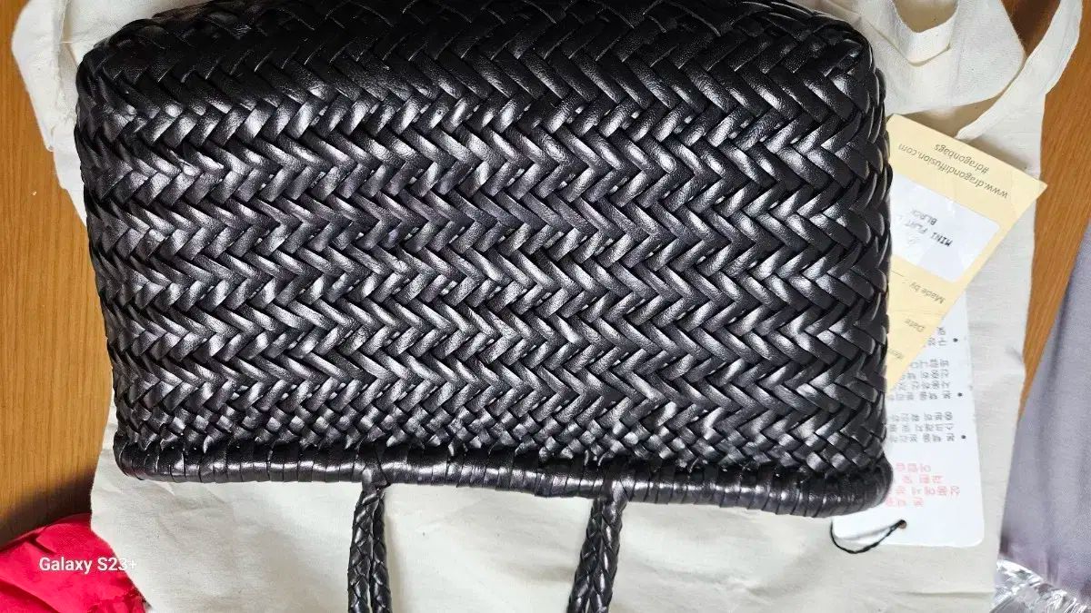 Dragon Diffusion ドラゴンディフュージョン ミニ フラット ブラック トートバッグ