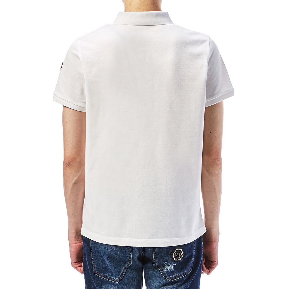 62 MONCLER モンクレール 8A70510 84556 ホワイト 襟裏 ロゴ