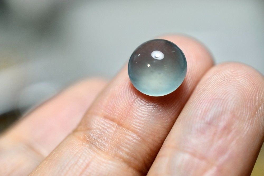BG9-20 糯氷種 ちぎり 深灰藍飃雪花 60.5MM グアテマラ産 本