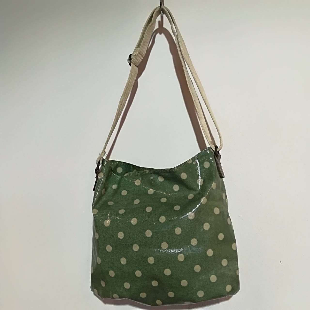 Cath Kidston キャスキッドソン トートバック 水玉 グリーン 美品