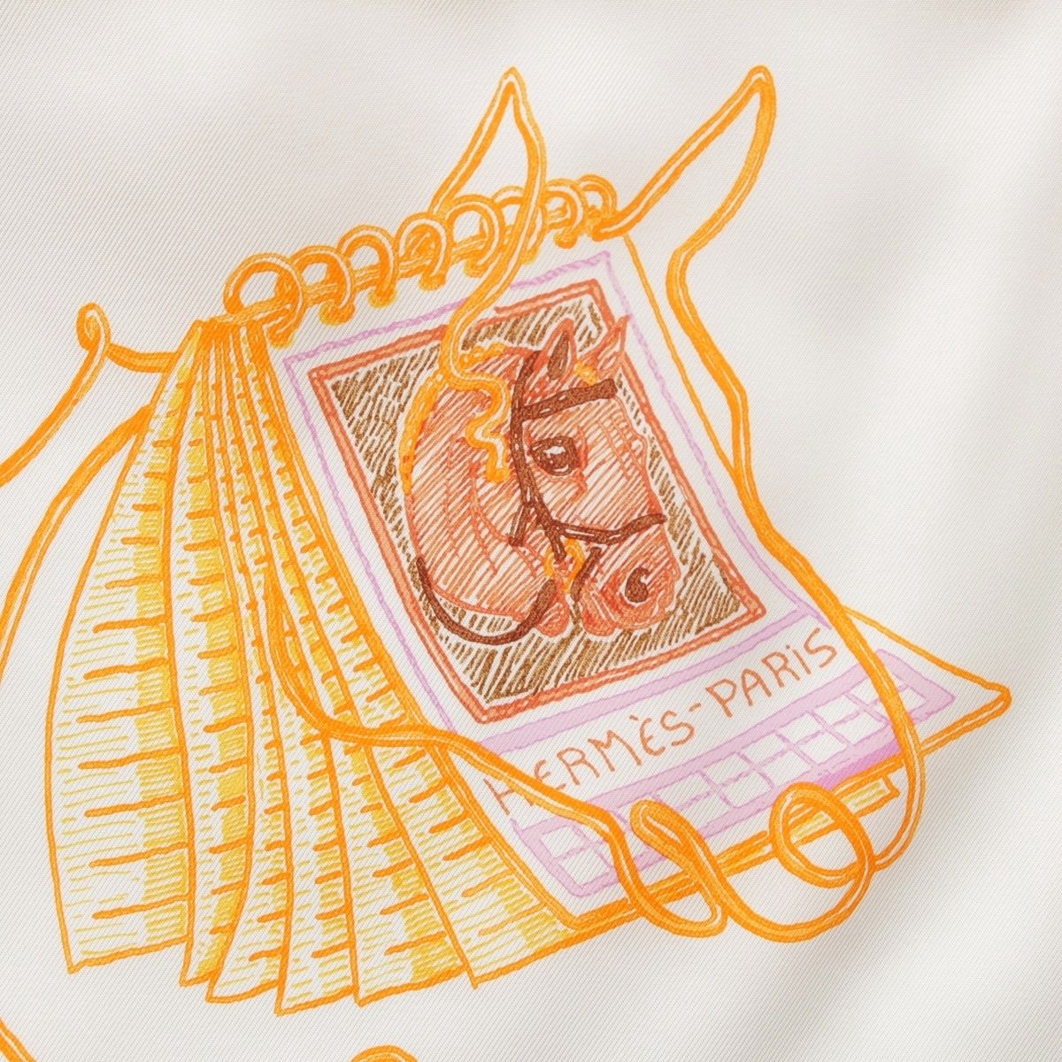 エルメス カレ90 Chevaloscope シュヴァルスコープ シルク スカーフ