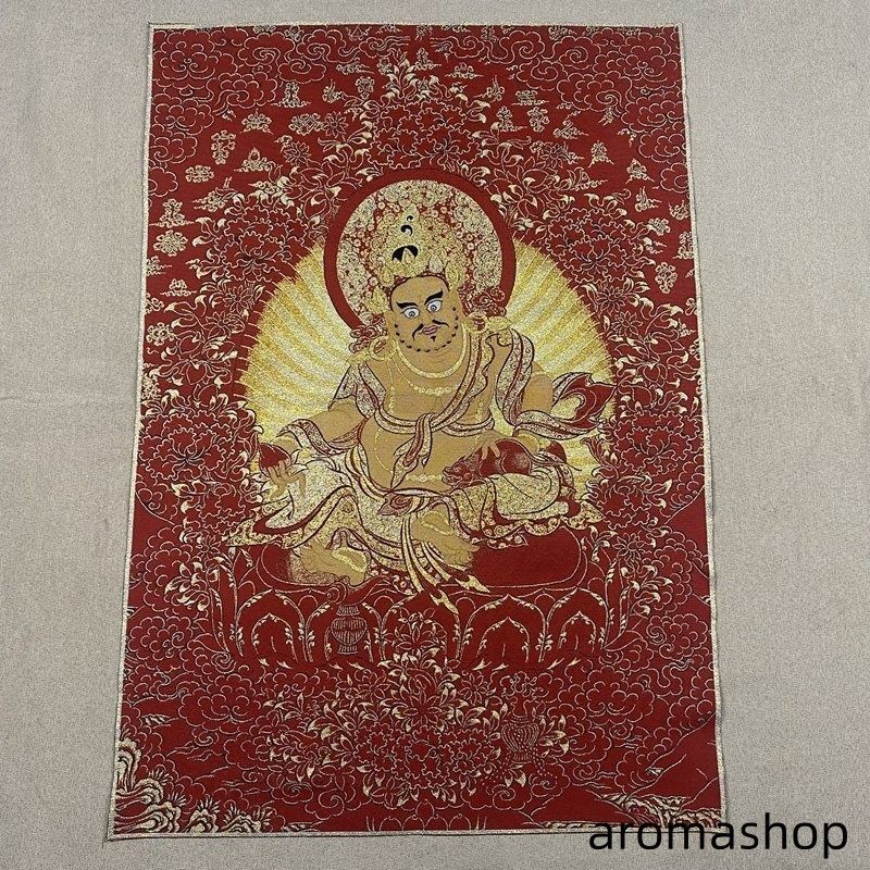 中国 チベット 密宗 密教 卍 ドンカ 金糸刺繍 錦絵 織物 仏像 中国 チベット 密宗 密教 卍 ドンカ 金糸刺繍 錦絵 織物 仏像